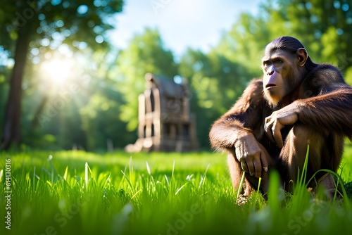 apes  created using AI Generative Technology