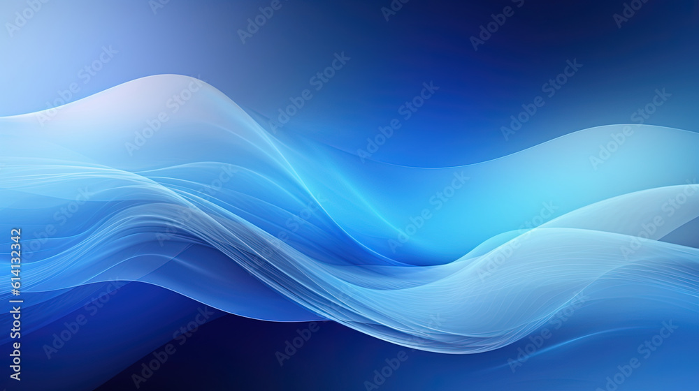 Fototapeta premium Abstract design blue technology illustration for background or wallpaper