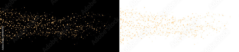 tail particle and sparkle light transparent background