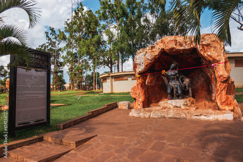 Statues of Christians persucuted under Kabaka Mwanga II of Buganda Kingdom at Uganda Martyrs Catholic Shrine in Namugongo, Uganda photo