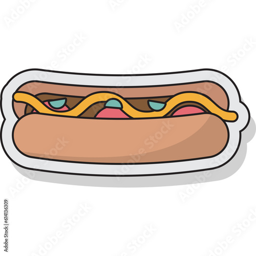 amerika cuisine illustration