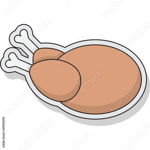 amerika cuisine illustration