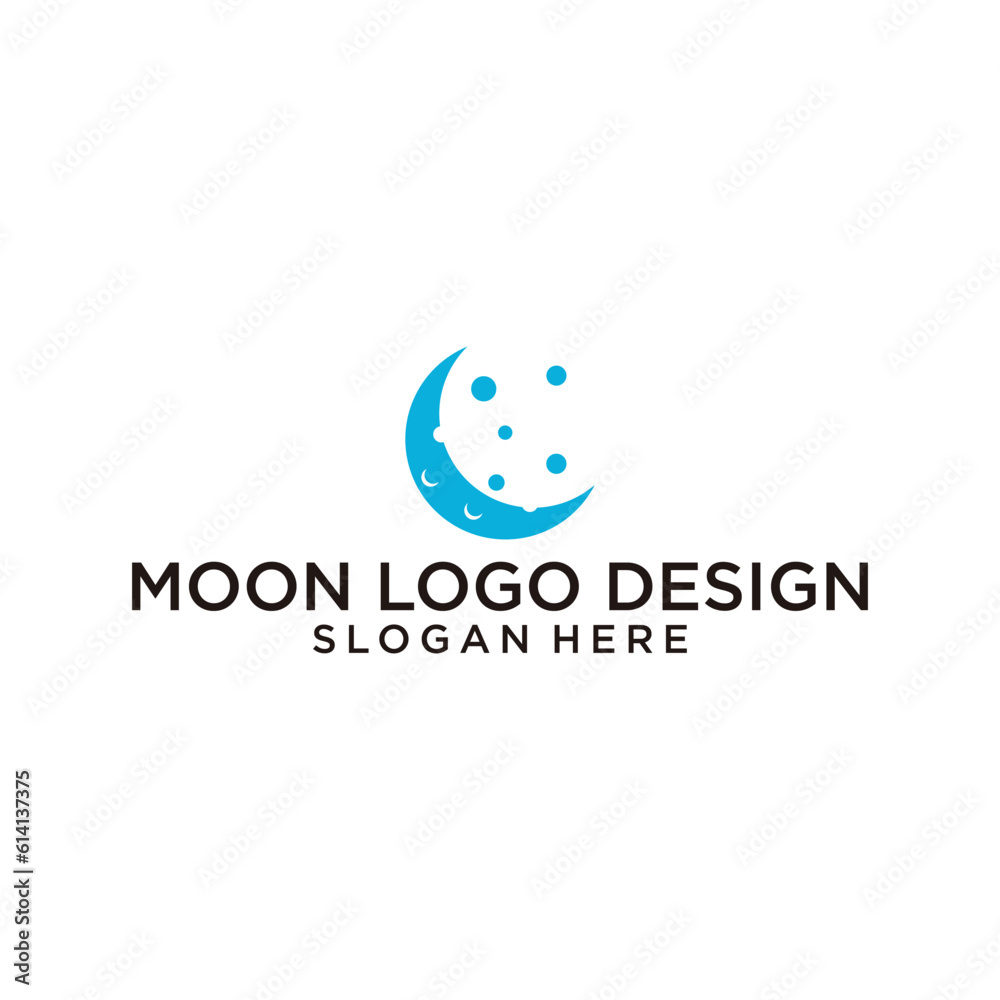 moon logo  design