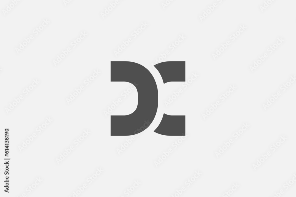 Illustration vector graphic of modern letter DC. Good for logo Illustration vector graphic of modern letter DC. Good for logo