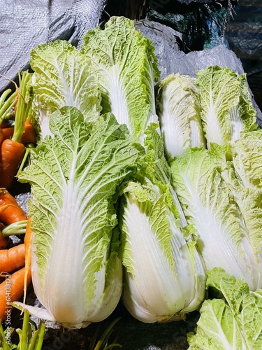 fresh vegetables on the market