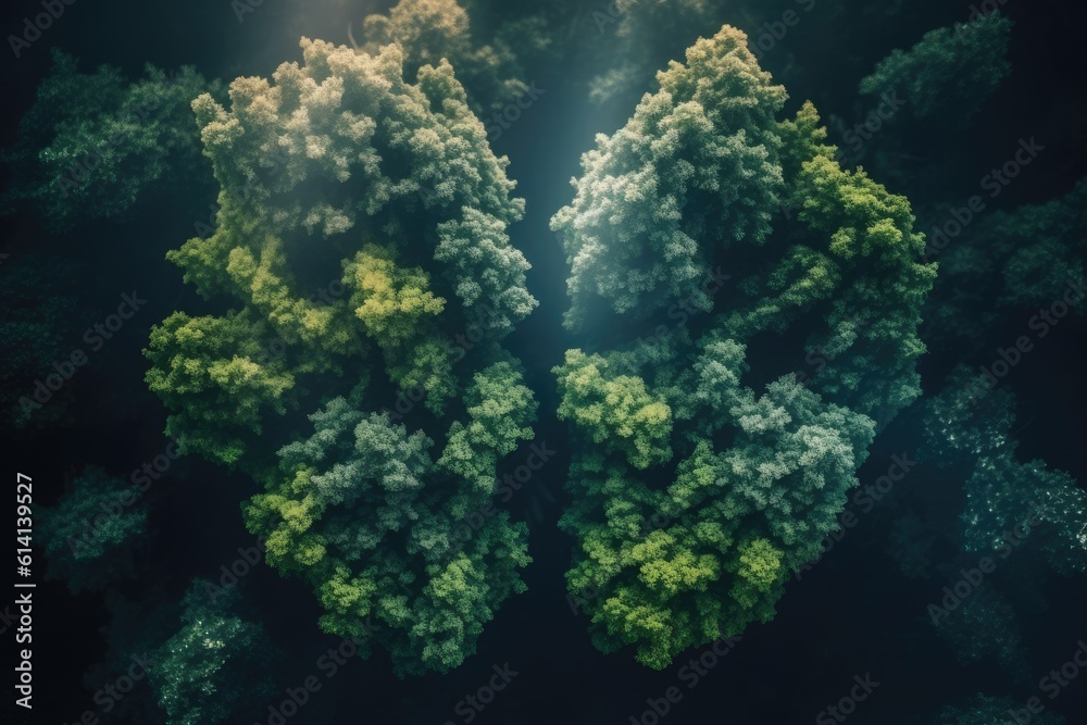 Lung-shaped Forest Lung-shaped Forest