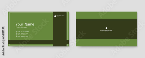 colorful business card