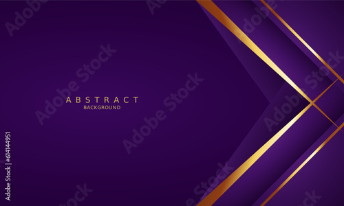 luxury premium purple background and gold line