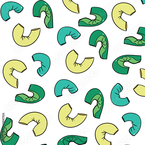 Yellow and green plump worms or fat pieces 