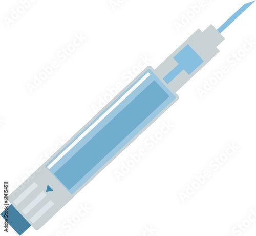 Ovarian Stimulting Hormone Therapy Injection vector illustration. Perfect for presenting anything about reproduction, insemination or ivf.
