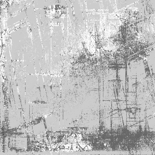 Gray grunge texture. Vector abstract background