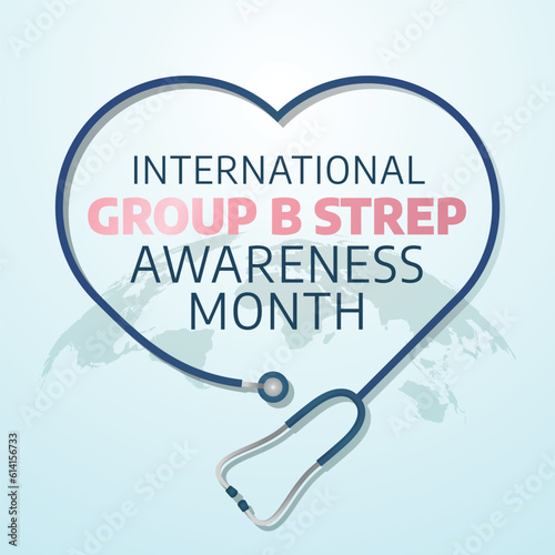 international group b strep day design template for celebration. international group b strep vector design. group b strep awareness. baby vector design.