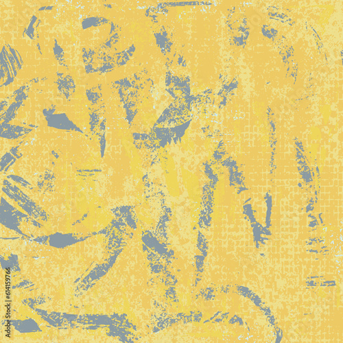 Yellow grunge background. Abstract texture