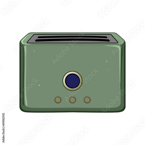 toast toaster bread cartoon. breakfast kitchen, food modern toast toaster bread sign. isolated symbol vector illustration