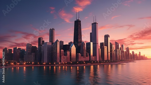 Embrace the enchanting ambiance of chicago s skyline