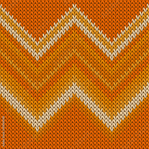 Vintage zig zal lines knit texture geometric