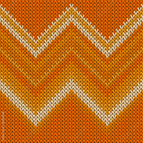 Vintage zig zal lines knit texture geometric
