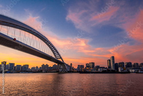 city harbour bridge at sunset © youm