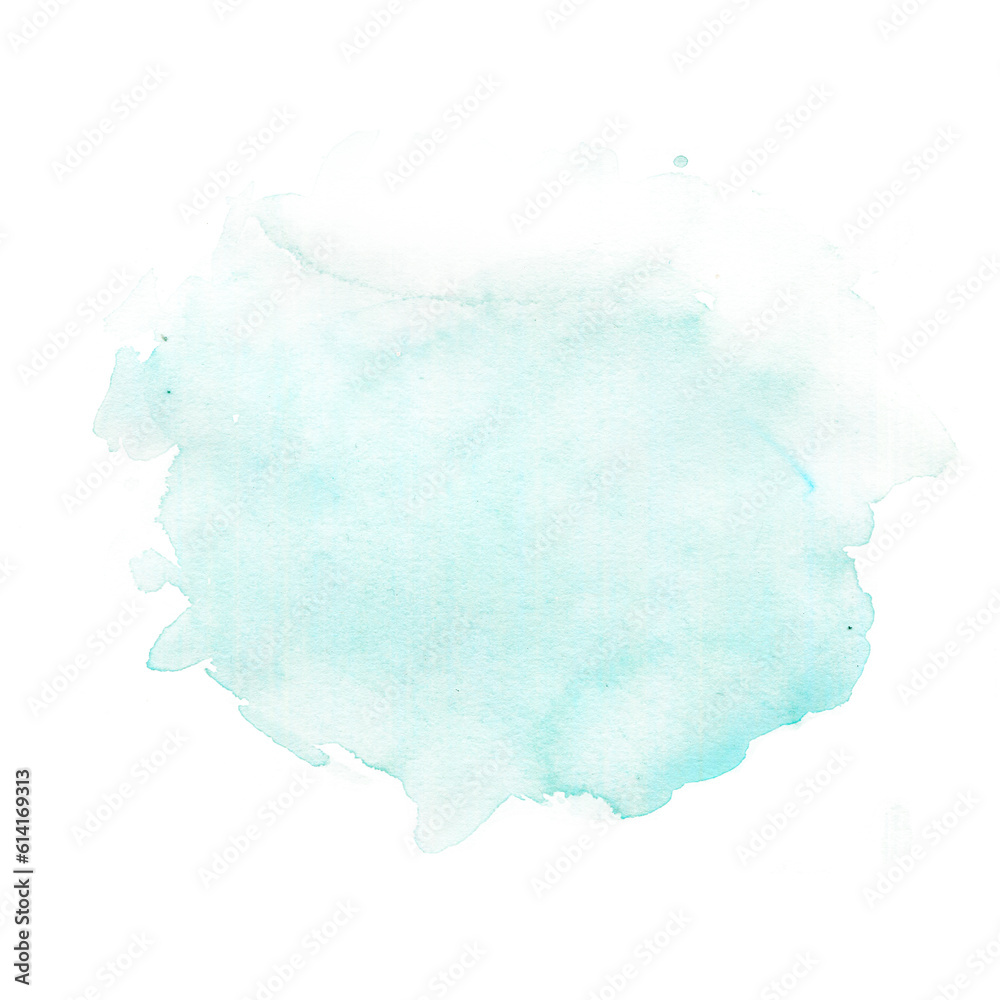 The watercolor spot is pale blue. Abstract background The watercolor spot is pale blue. Abstract background