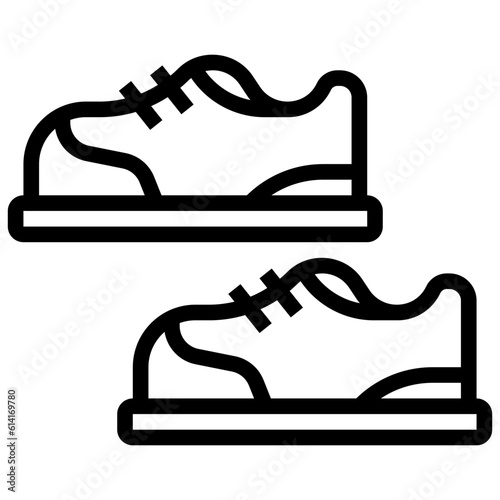 shoes line icon,linear,outline,graphic,illustration