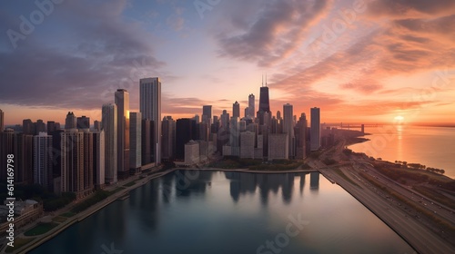 Witness the radiant charms of chicago s skyline