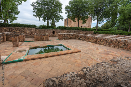 Remains of Nasrid Houses at Alhambra - Granada, Andalusia, Spain