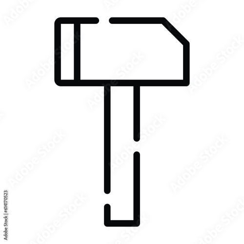 Hammer is a viking weapon in war