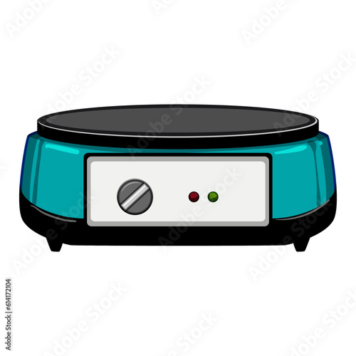 cook crepe maker cartoon. kitchen dessert, pancake delicious cook crepe maker sign. isolated symbol vector illustration