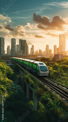 Ecology, green cities, environmental protection, Generative Ai