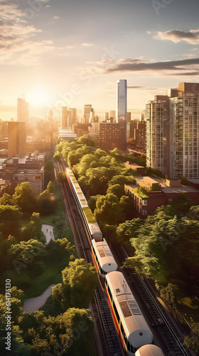 Ecology, green cities, environmental protection, Generative Ai