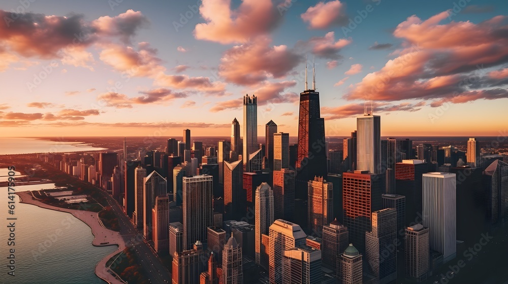 Get lost in the captivating beauty of chicago's cityscape