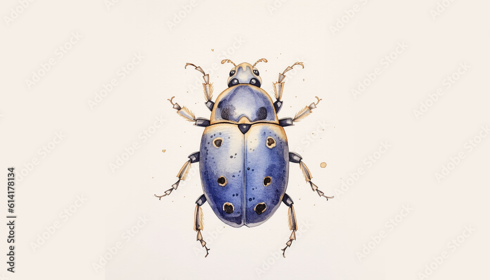 mazzyfrank Water colour painting of antique lady beetle blue HD Wallpaper mazzyfrank Water colour painting of antique lady beetle blue HD Wallpaper