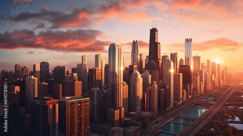 Let the futuristic cityscape   gnite your sense of wonder