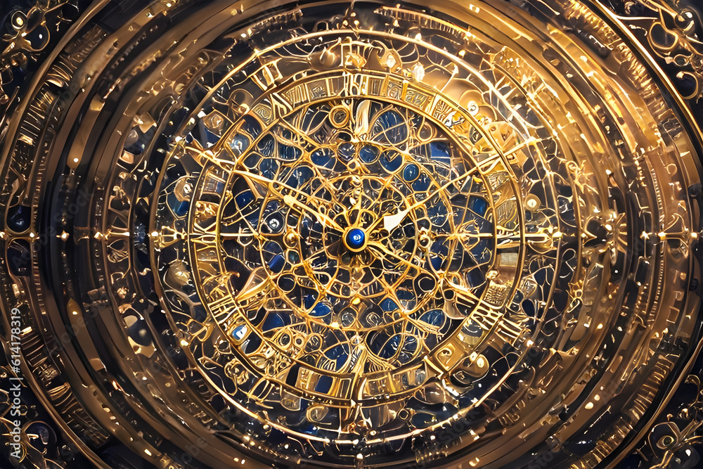 Obraz premium clock architecture