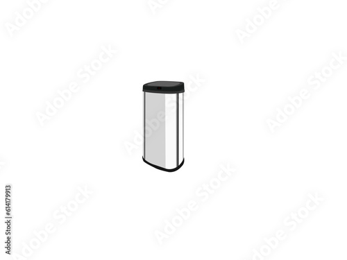 Trash Bin Vector Ico .Premium Vector | Colorful recycle trash bin . trash bin with pedal and swing top. metal bucket. Filled Flat Sign For Mobile Concept And Web Design.