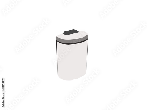  Trash Bin Vector Ico .Premium Vector | Colorful recycle trash bin . trash bin with pedal and swing top. metal bucket. Filled Flat Sign For Mobile Concept And Web Design.