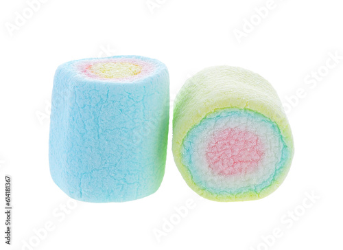 Marshmallows isolated on transparent png