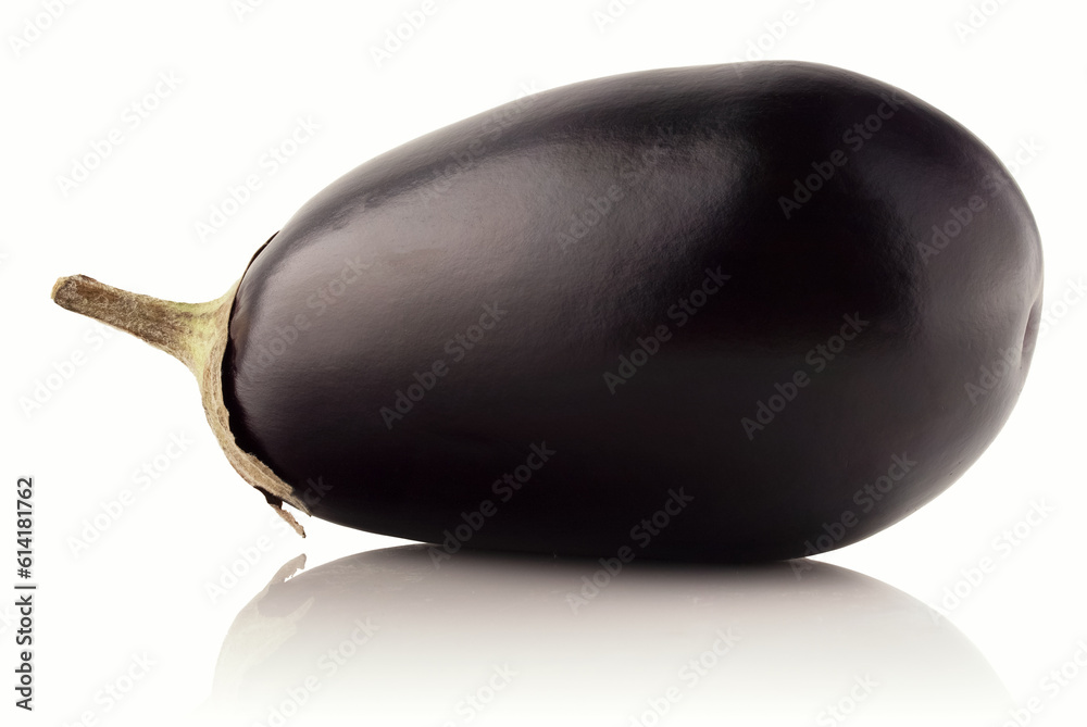 eggplant on a white background eggplant on a white background