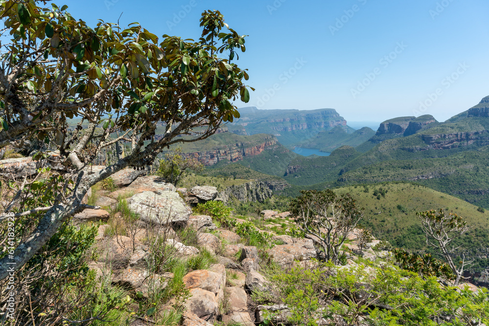 View over Blyde Canyon near Hoedspruit in South Africa.