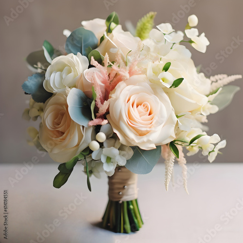 Fototapete Wedding bouquet isolated
