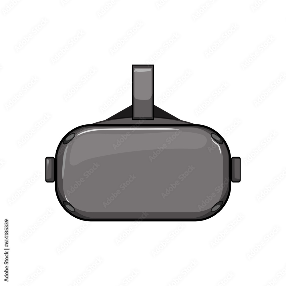 Obraz premium technology vr glasses cartoon. headdigital game, modern future technology vr glasses sign. isolated symbol vector illustration