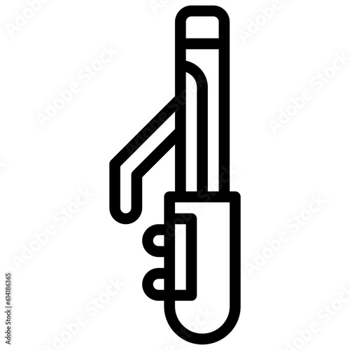 hair curler line icon,linear,outline,graphic,illustration