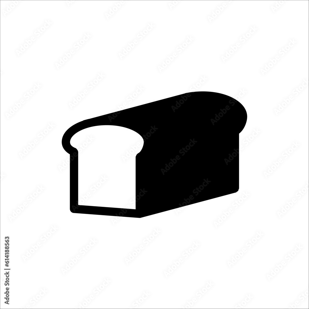 bread icon. bread icon vector for web design, UI, app isolated on white background. bread icon. bread icon vector for web design, UI, app isolated on white background.