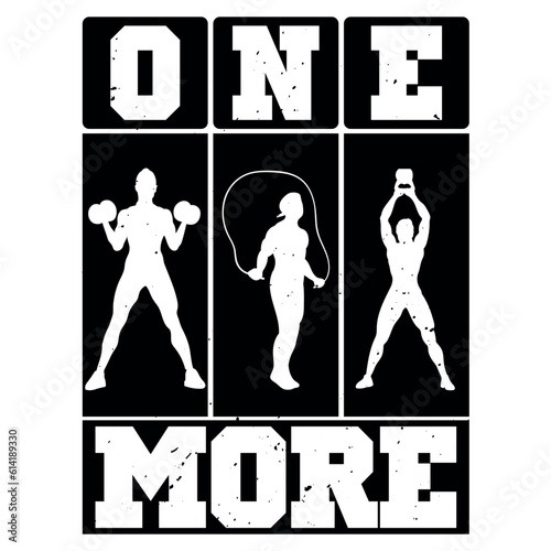 Fitness T-Shirt Design, GYM, Exercise, Sports, Typography Lettering, Motivational Quotes, Vector Art, Illustration And Many More.