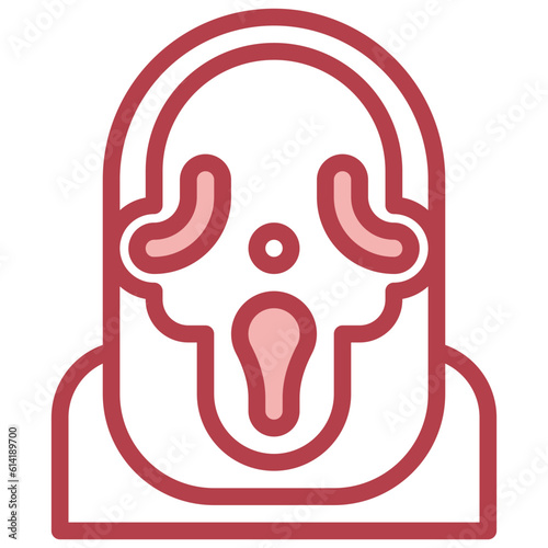 scream line icon,linear,outline,graphic,illustration