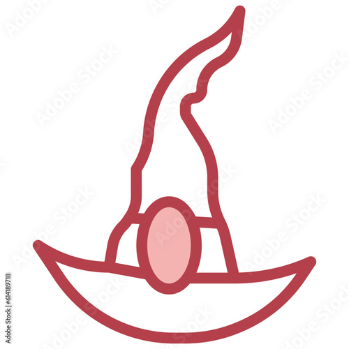 witch line icon,linear,outline,graphic,illustration