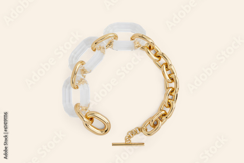 Genesis bracelet in the white background including clipping path