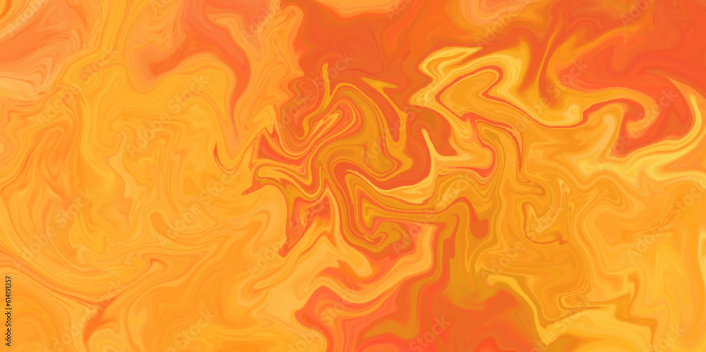 Abstract background with orange and background with orange lava liquid marble backdround vector design.