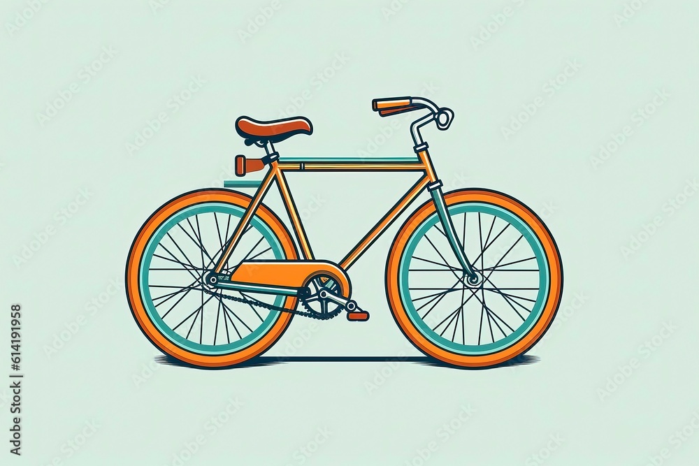 Cycle illustration. Transportation illustration. Generative AI
Cycle illustration. Transportation illustration. Generative AI