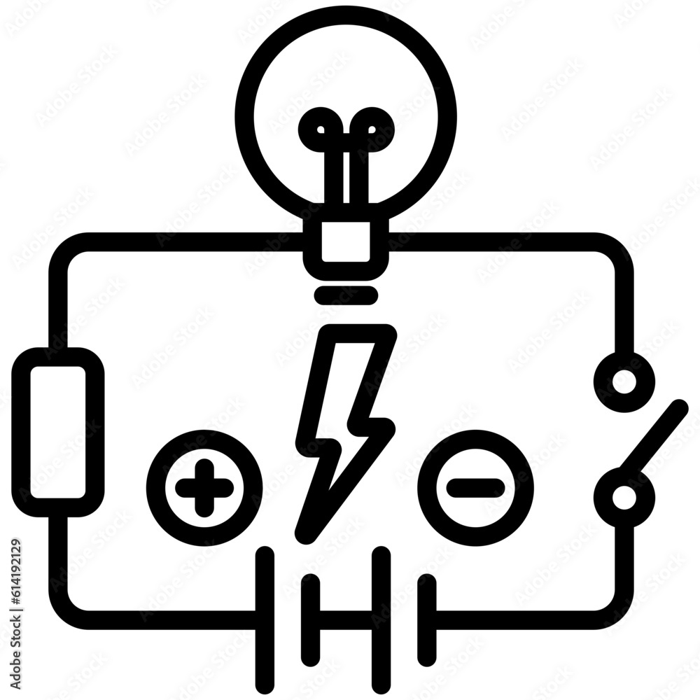 electricity icons, are often used in design, websites, or applications, banner, flyer to convey specific concepts related to education theme. electricity icons, are often used in design, websites, or applications, banner, flyer to convey specific concepts related to education theme.